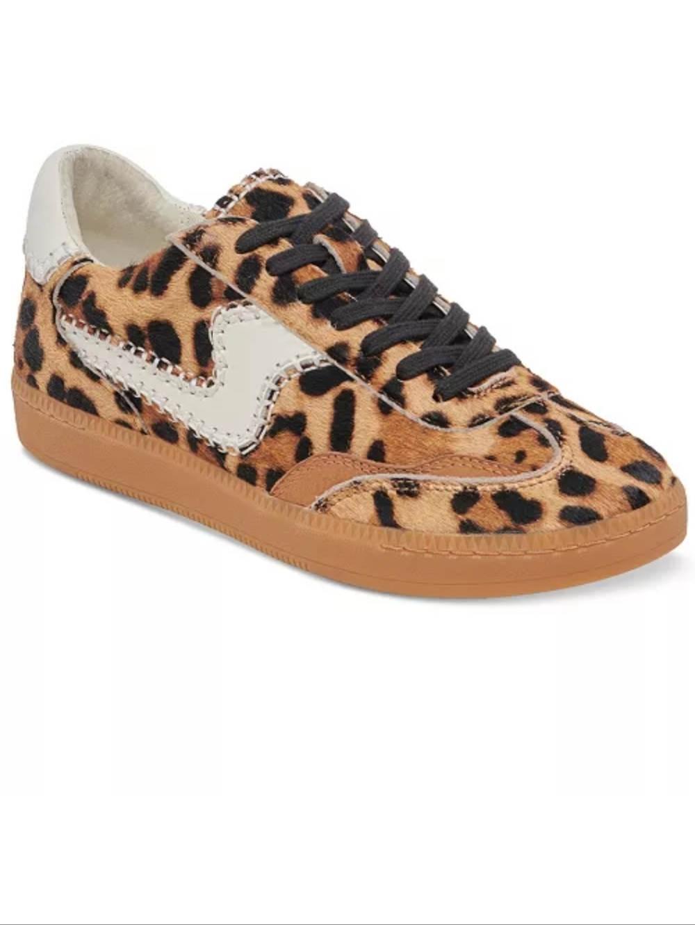 New! Dolce Vita Notice Stitch Leopard Print Sneakers - Picture 7 of 7